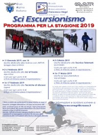CAI RAVENNA - sci escursionismo 2019