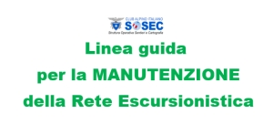 SOSEC: Linee Guida per la Manutenzione della Rete Escursionistica