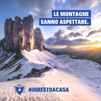 COVID-19: astenersi dalle attività in montagna #iorestoacasa